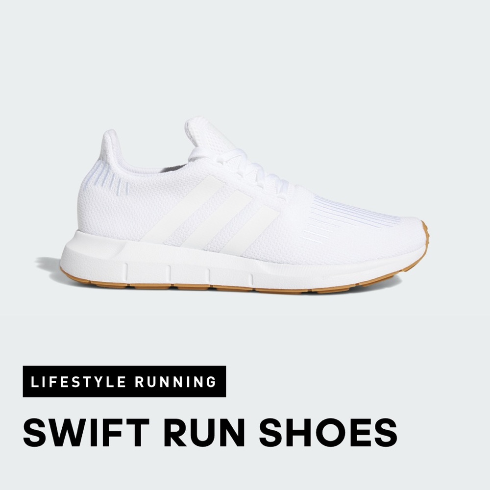 Adidas White Athletic Shoes for Performance